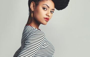 model-wearing-stripe-shirt