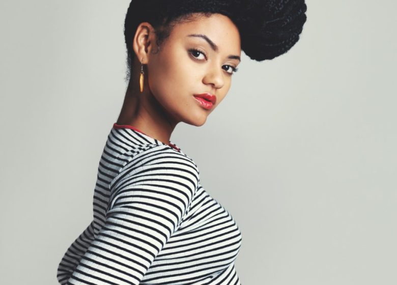 model-wearing-stripe-shirt