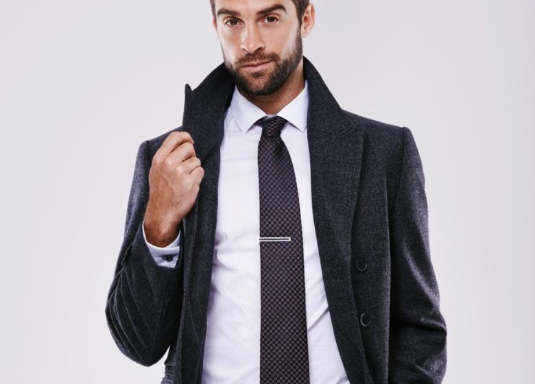 man-wear-black-trench-coat