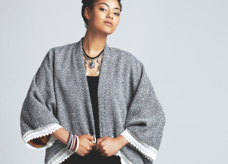 woman-wear-gray-poncho